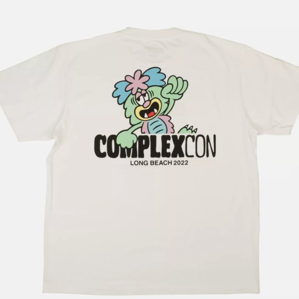NWT COMPLEXCON 2022 X VERDY x Verdy White Cotton Visty Logo T-Shirt Size M